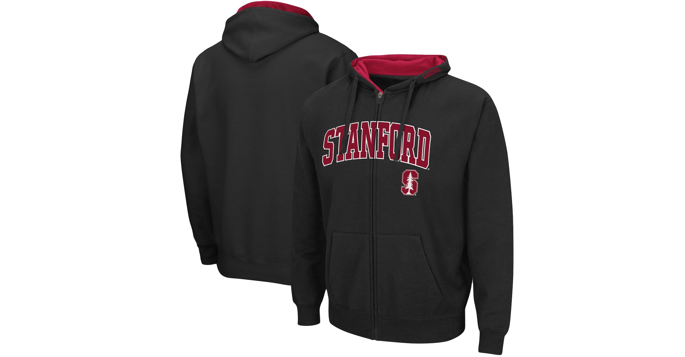 Stanford Cardinal NCAA Stanford Arch & Logo 3.0 Full-Zip Hoodie