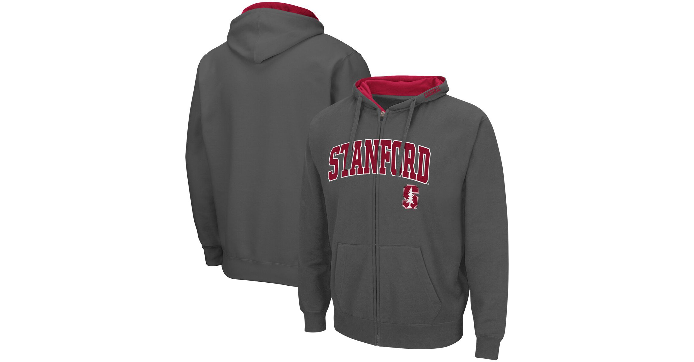 Stanford Cardinal NCAA Stanford Arch & Logo 3.0 Full-Zip Hoodie