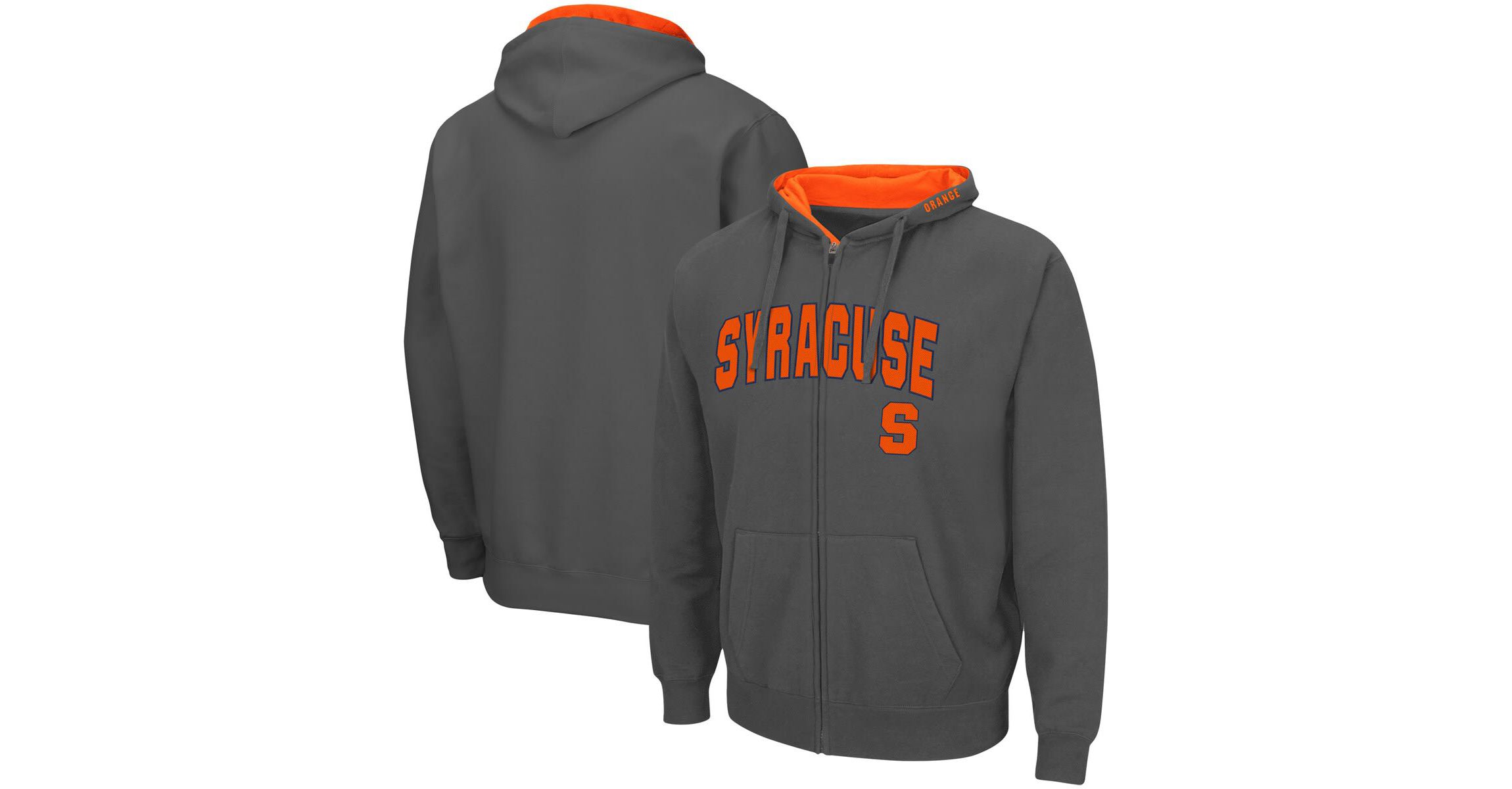 Syracuse Orange NCAA Syracuse Arch & Logo 3.0 Full-Zip Hoodie