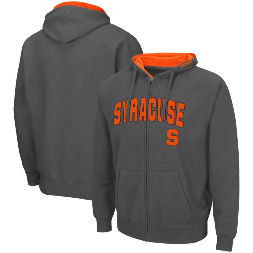 Syracuse Orange NCAA Syracuse Arch & Logo 3.0 Full-Zip Hoodie
