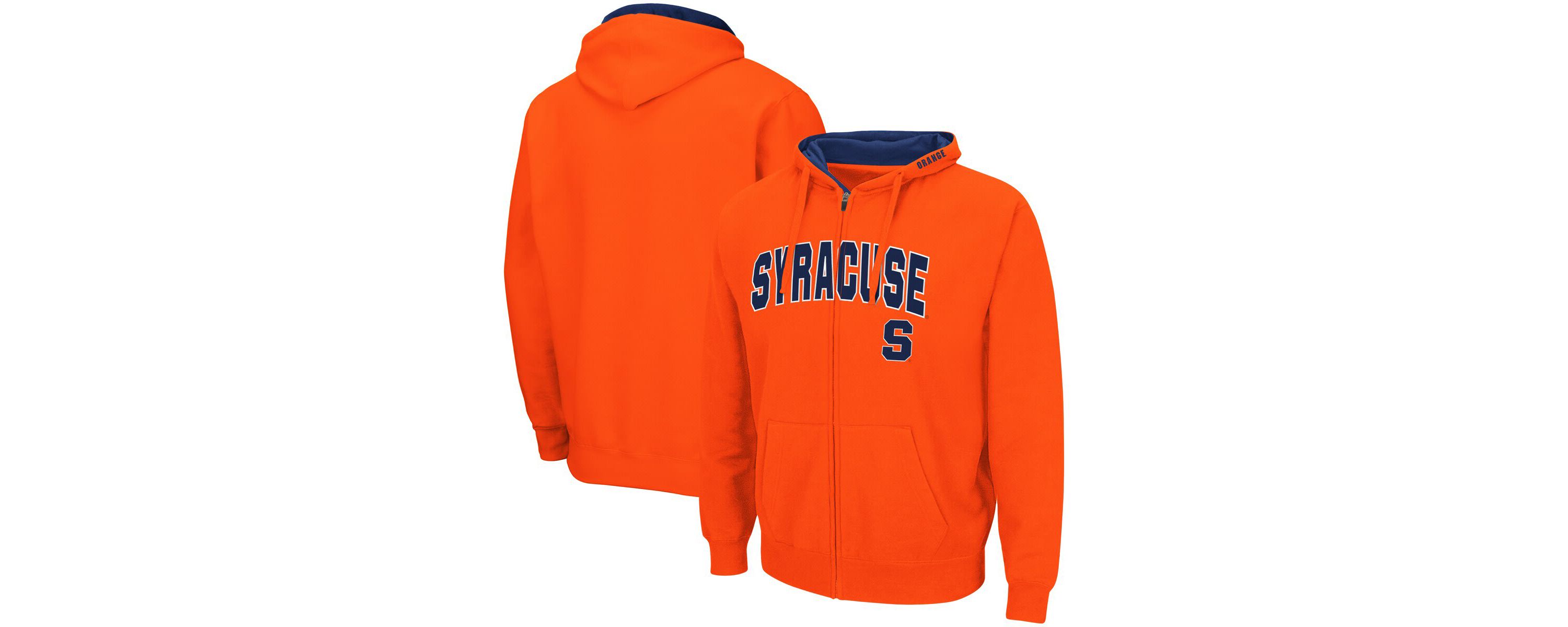 Syracuse Orange NCAA Syracuse Arch & Logo 3.0 Full-Zip Hoodie