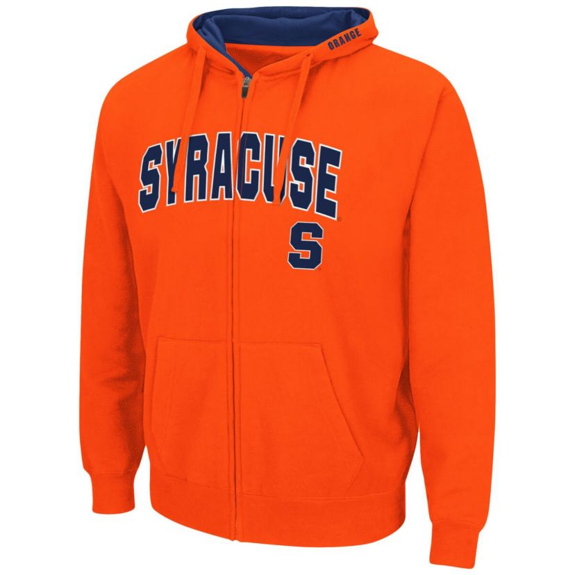 Syracuse Orange NCAA Syracuse Arch & Logo 3.0 Full-Zip Hoodie