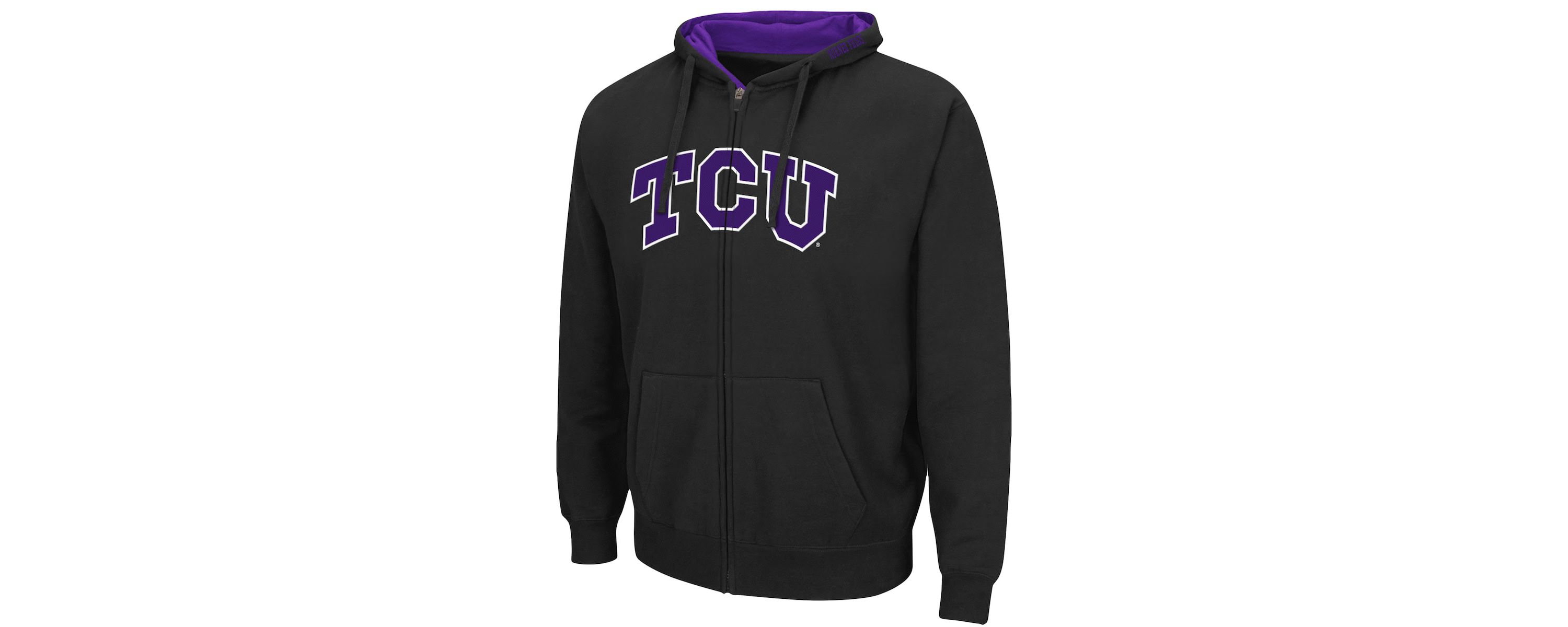 NCAA TCU Horned Frogs Arch & Logo 3.0 Full-Zip Hoodie