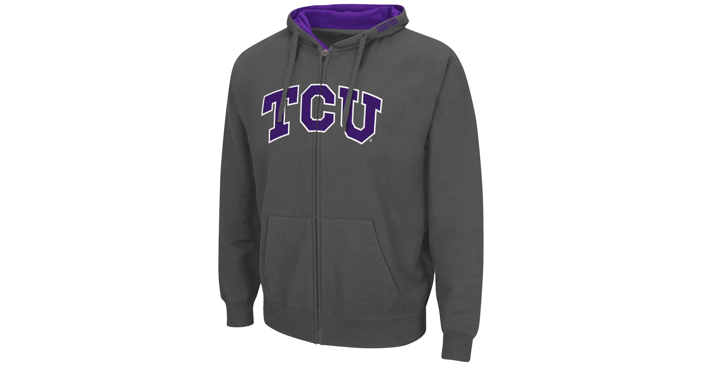 NCAA TCU Horned Frogs Arch & Logo 3.0 Full-Zip Hoodie
