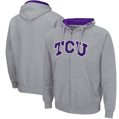 NCAA ed TCU Horned Frogs Arch & Logo 3.0 Full-Zip Hoodie