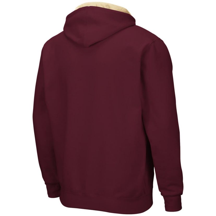 NCAA Texas State Bobcats Arch & Logo 3.0 Full-Zip Hoodie