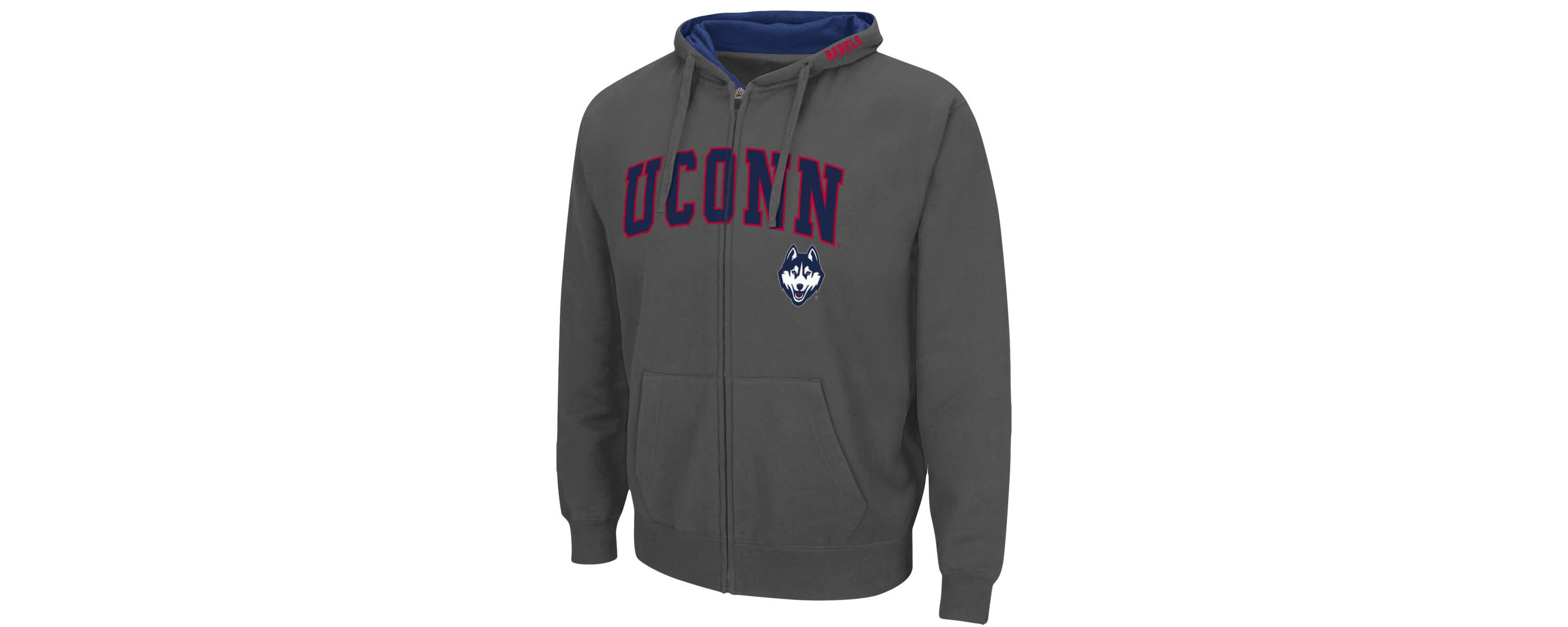 Connecticut Huskies NCAA UConn Huskies Arch & Logo 3.0 Full-Zip Hoodie