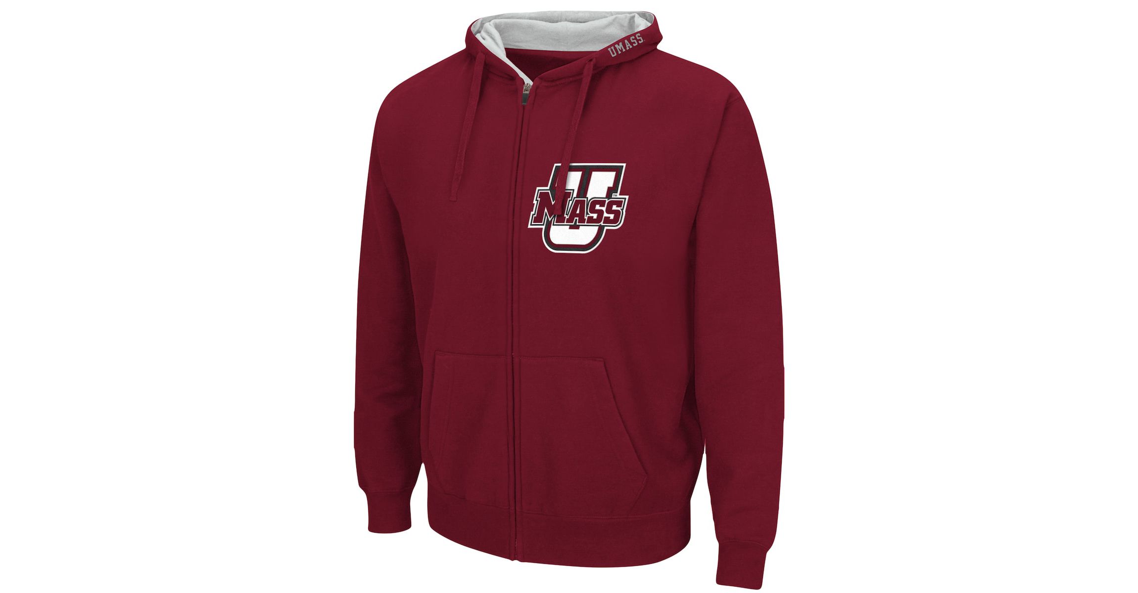 NCAA UMass Minutemen Arch & Logo 3.0 Full-Zip Hoodie