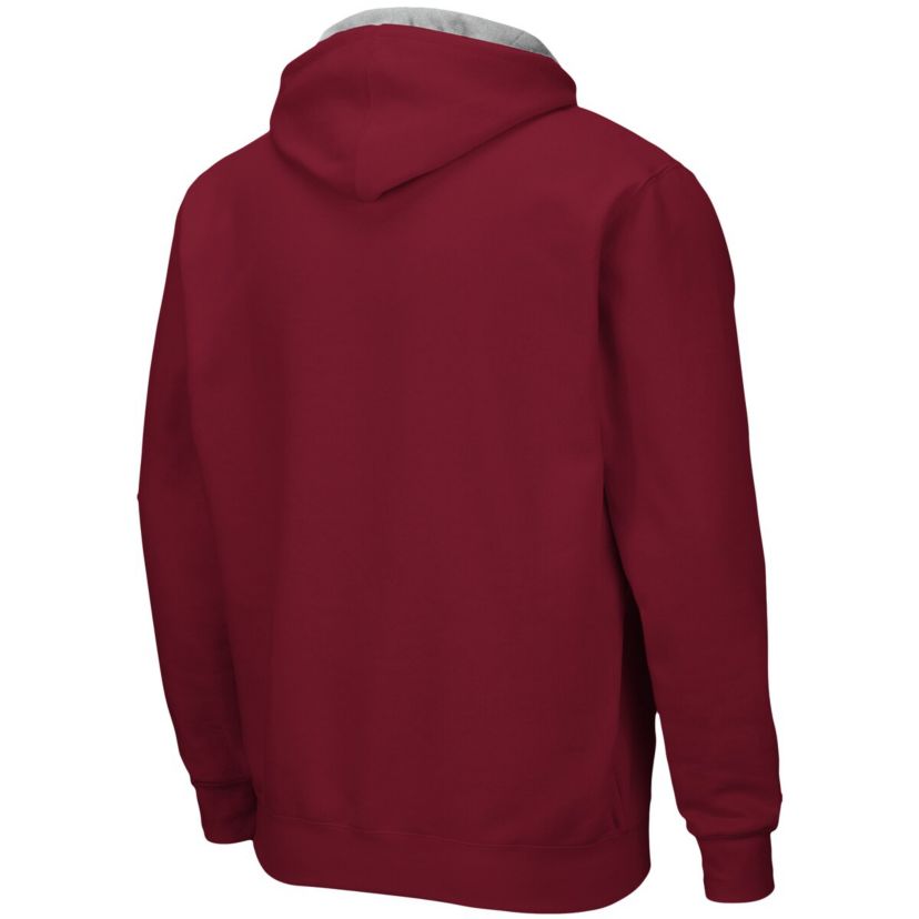 NCAA UMass Minutemen Arch & Logo 3.0 Full-Zip Hoodie