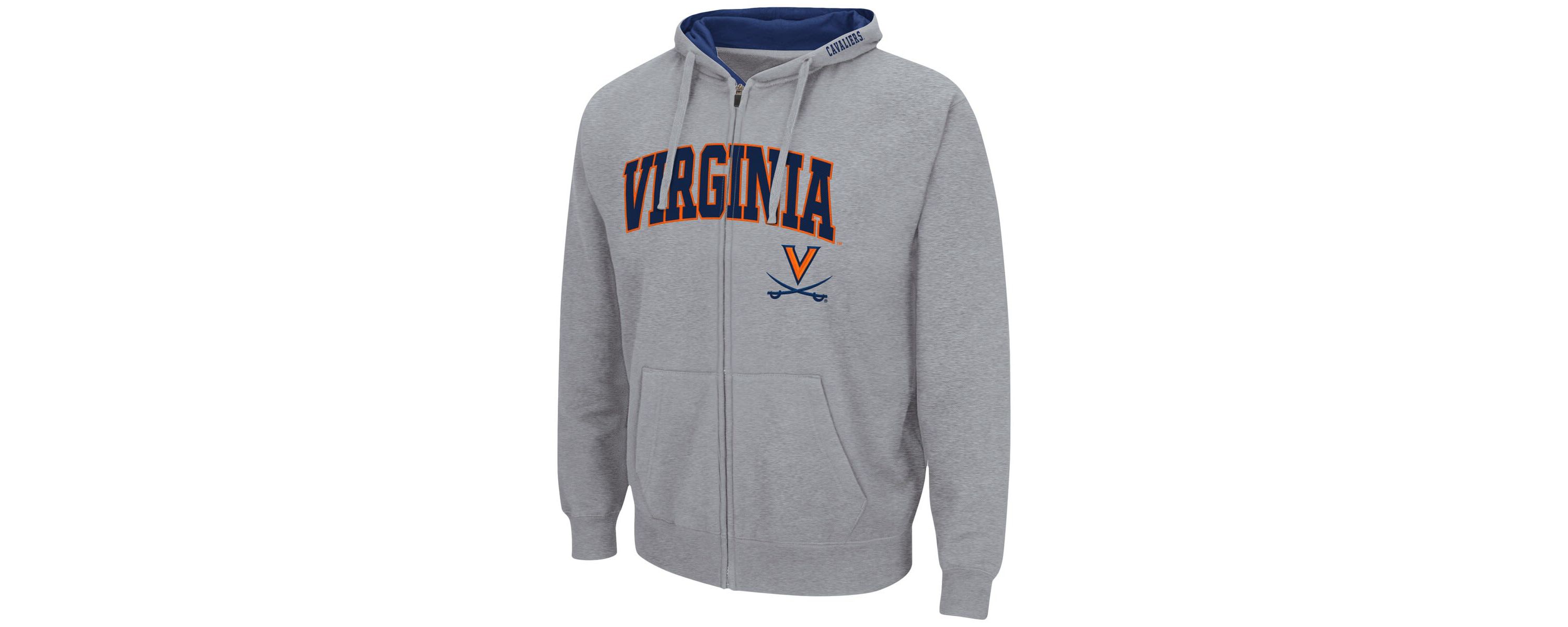 NCAA ed Virginia Cavaliers Arch & Logo 3.0 Full-Zip Hoodie
