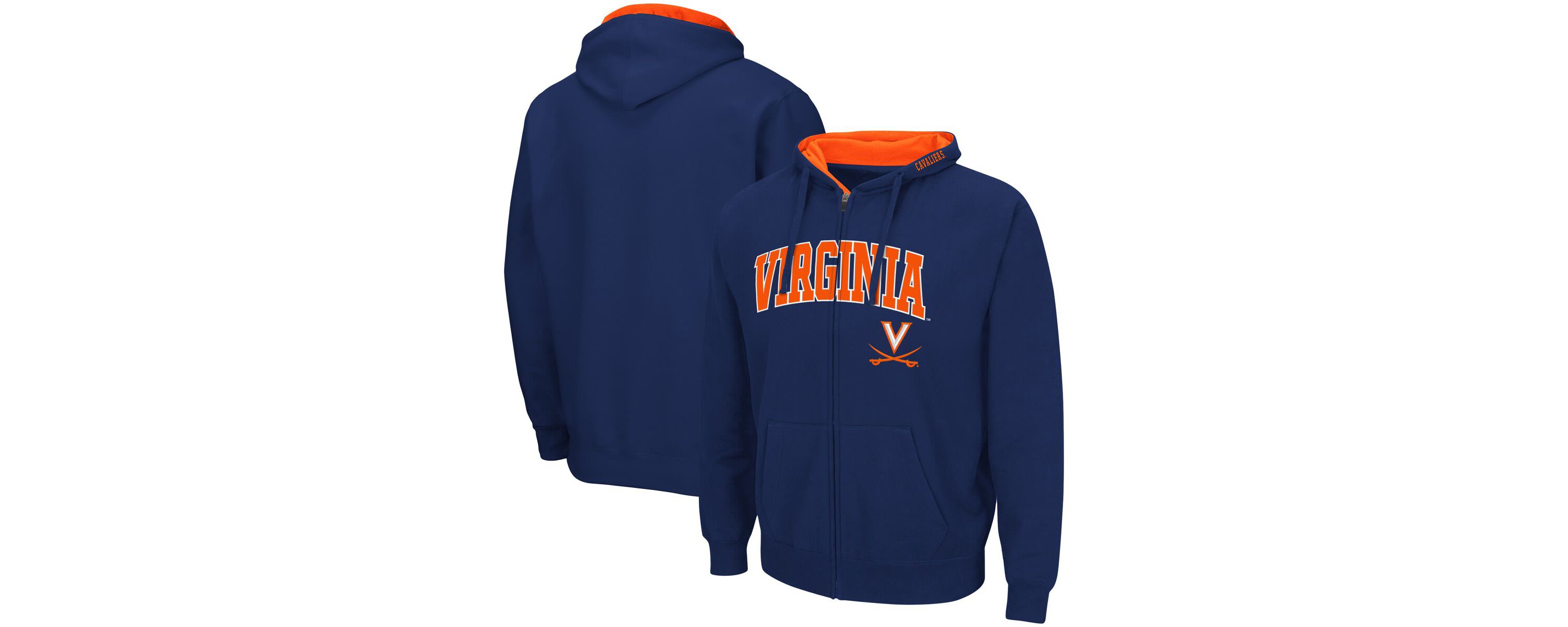 NCAA Virginia Cavaliers Arch & Logo 3.0 Full-Zip Hoodie