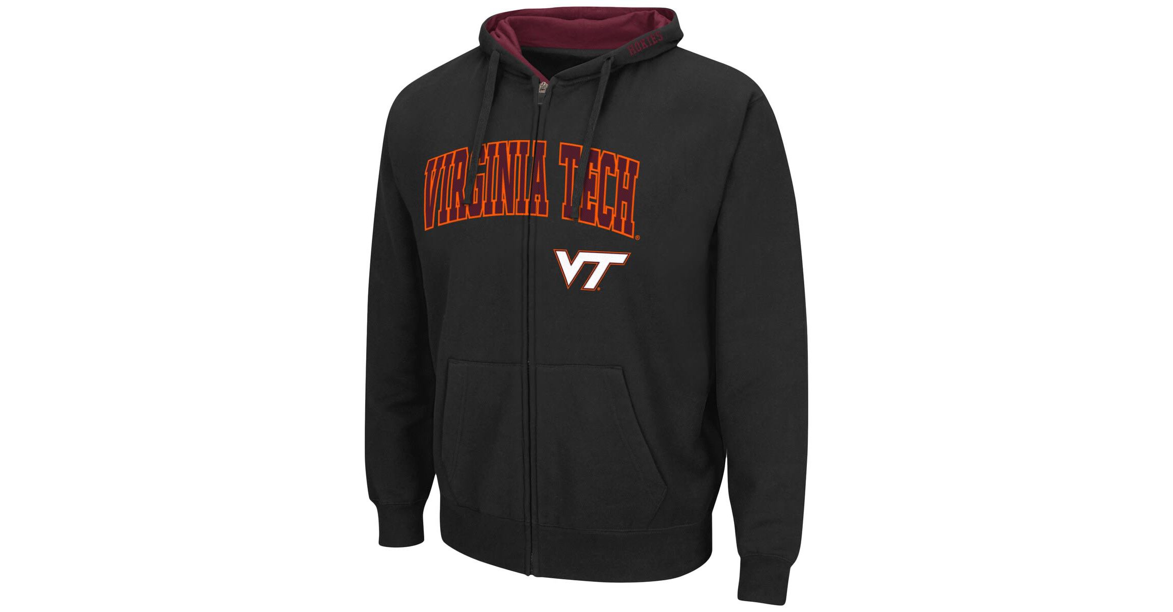 NCAA Virginia Tech Hokies Arch & Logo 3.0 Full-Zip Hoodie