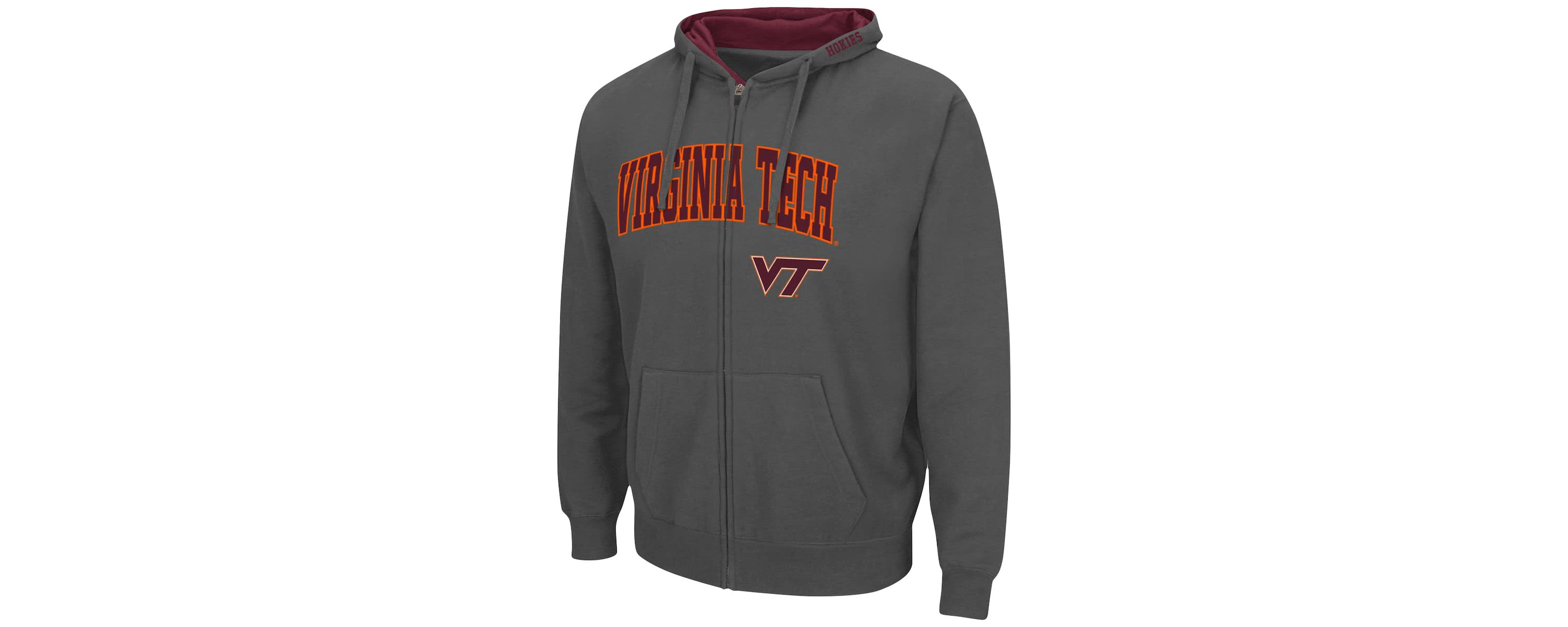 NCAA Virginia Tech Hokies Arch & Logo 3.0 Full-Zip Hoodie