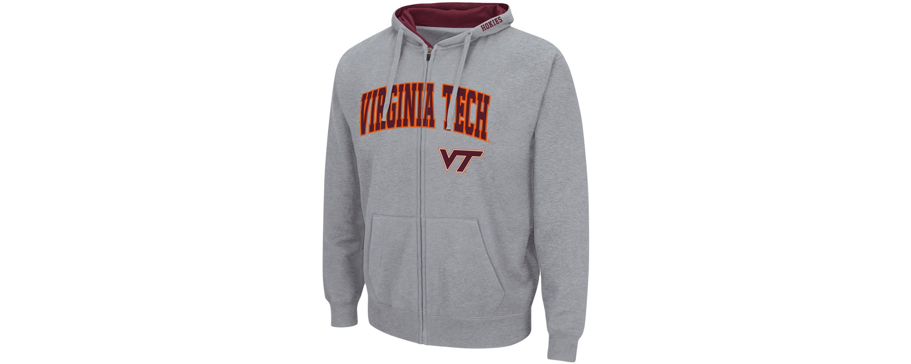 NCAA ed Virginia Tech Hokies Arch & Logo 3.0 Full-Zip Hoodie