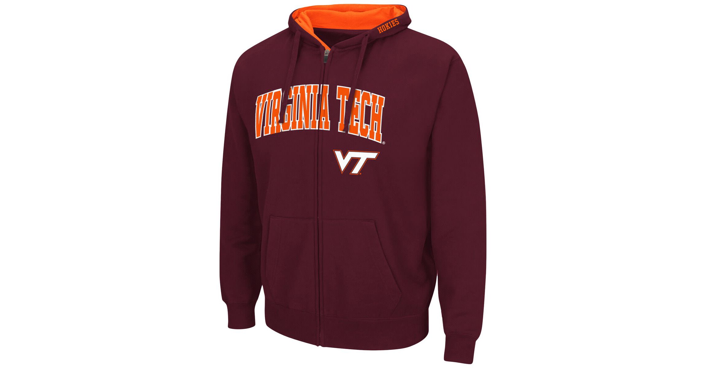 NCAA Virginia Tech Hokies Arch & Logo 3.0 Full-Zip Hoodie