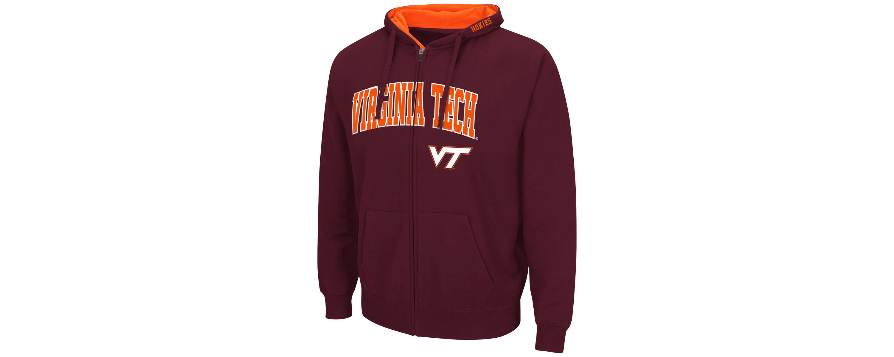 NCAA Virginia Tech Hokies Arch & Logo 3.0 Full-Zip Hoodie