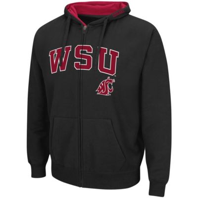 NCAA Washington State Cougars Arch & Logo 3.0 Full-Zip Hoodie