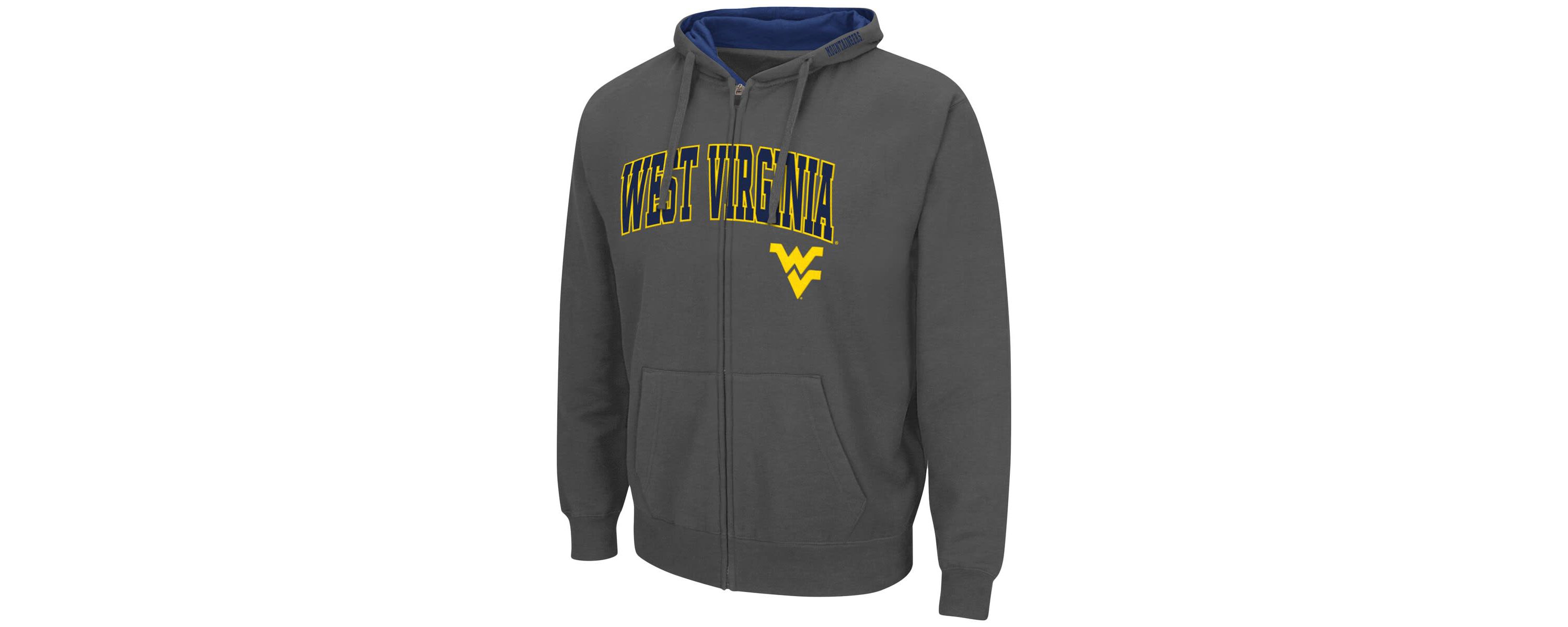 NCAA West Virginia Mountaineers Arch & Logo 3.0 Full-Zip Hoodie