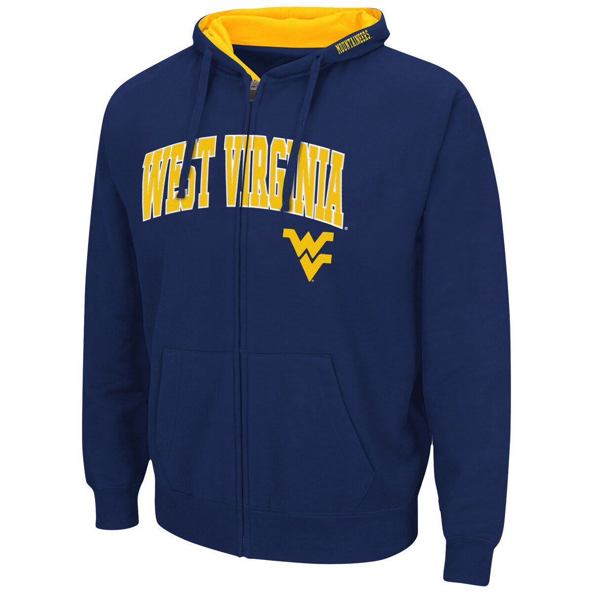 NCAA West Virginia Mountaineers Arch & Logo 3.0 Full-Zip Hoodie