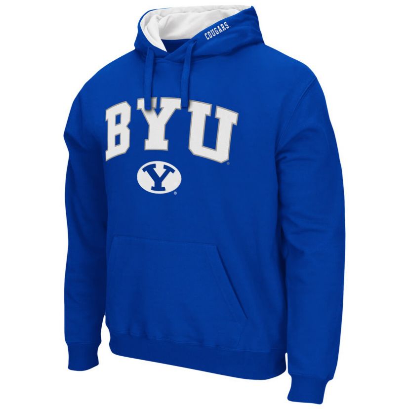 NCAA BYU Cougars Arch & Logo 3.0 Pullover Hoodie