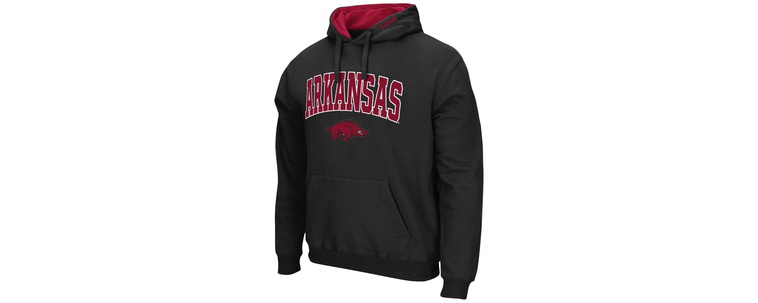 NCAA Arkansas Razorbacks Arch & Logo 3.0 Pullover Hoodie