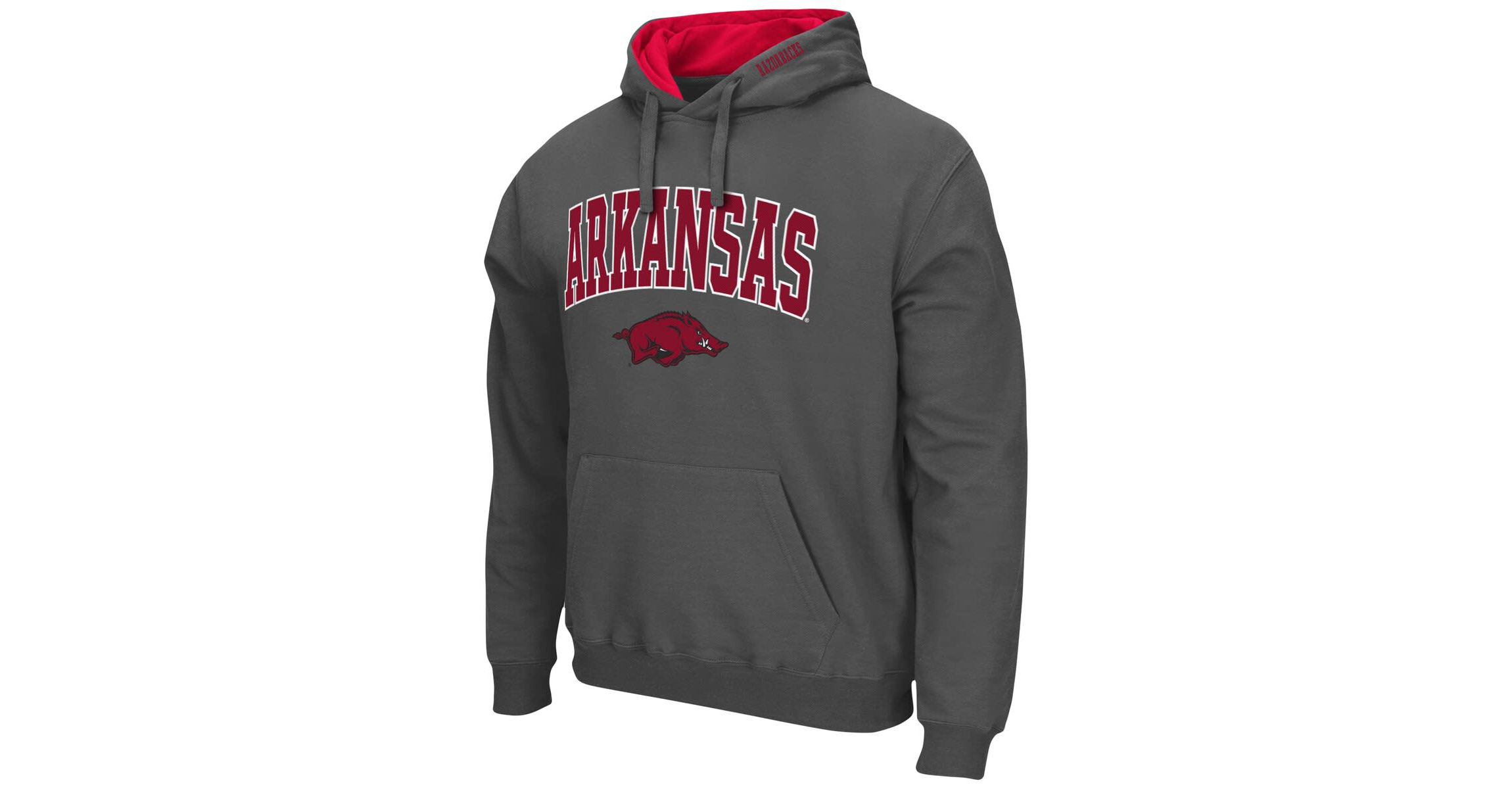 NCAA Arkansas Razorbacks Arch & Logo 3.0 Pullover Hoodie