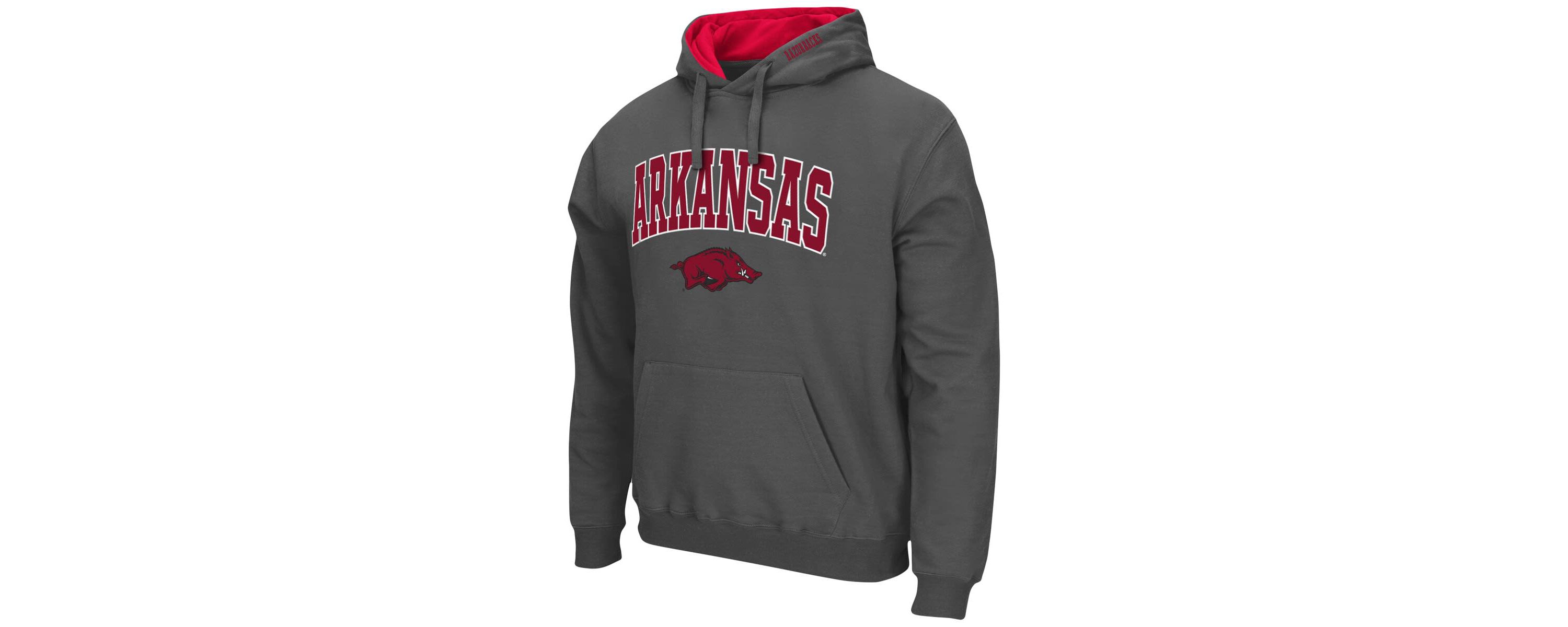 NCAA Arkansas Razorbacks Arch & Logo 3.0 Pullover Hoodie