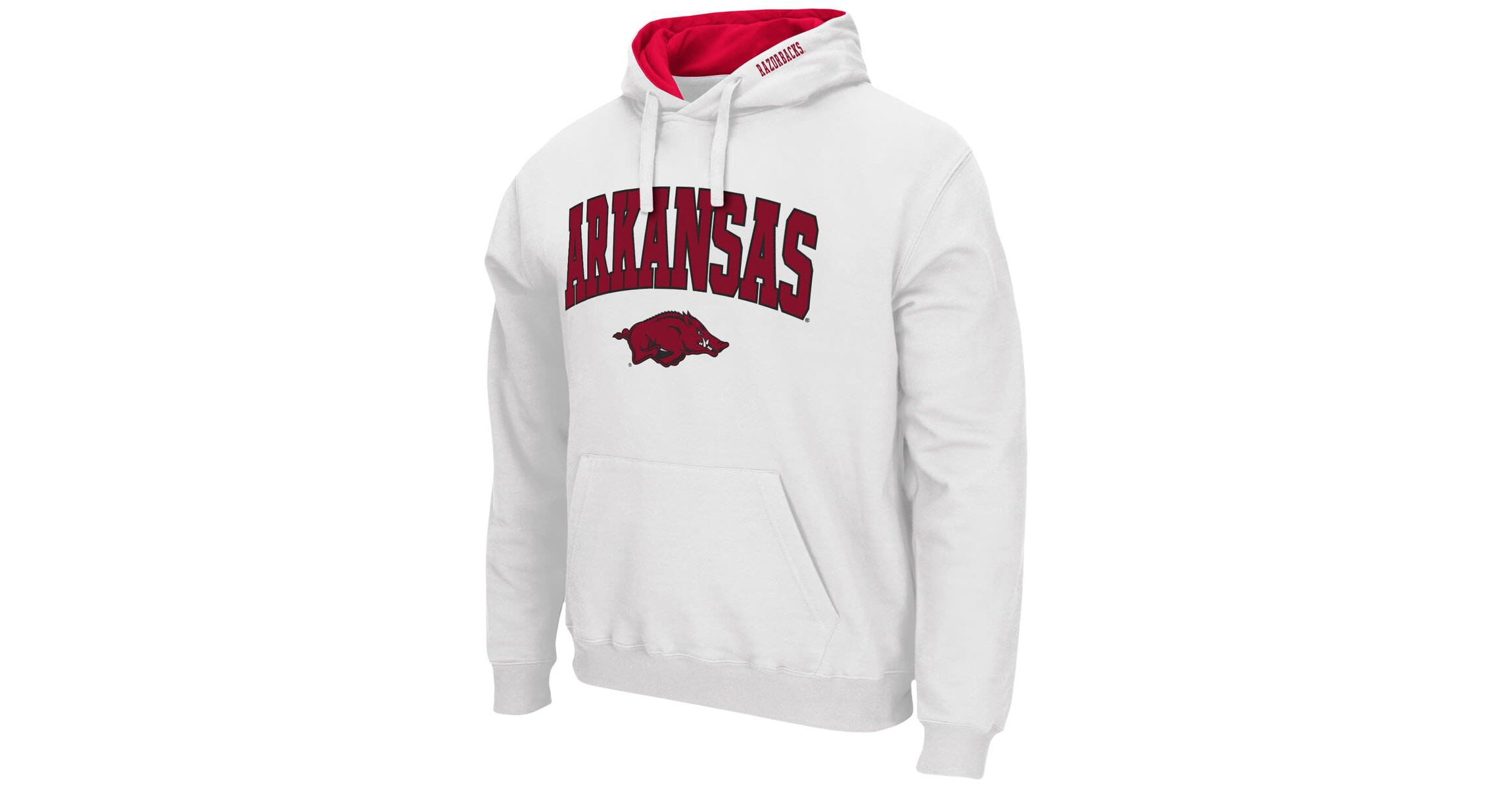 NCAA Arkansas Razorbacks Arch & Logo 3.0 Pullover Hoodie