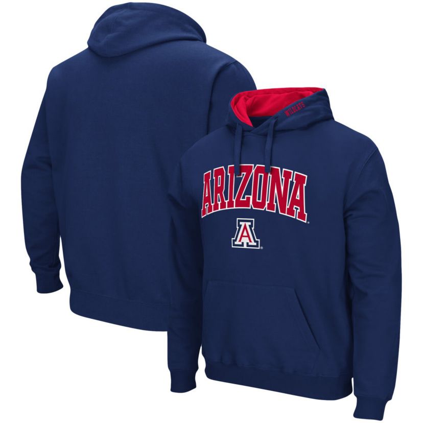 NCAA Arizona Wildcats Arch & Logo 3.0 Pullover Hoodie