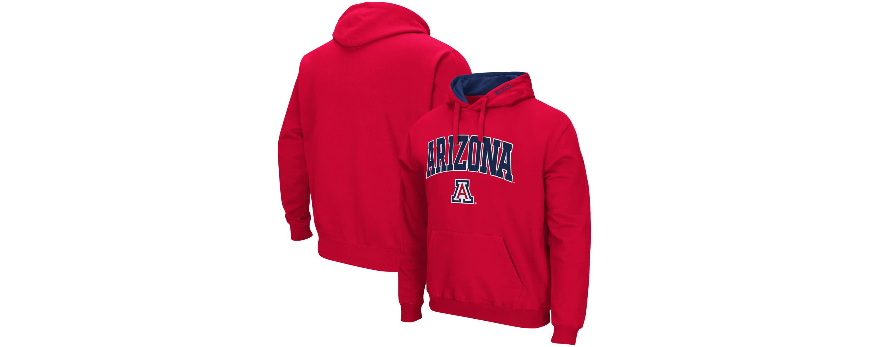 NCAA Arizona Wildcats Arch & Logo 3.0 Pullover Hoodie