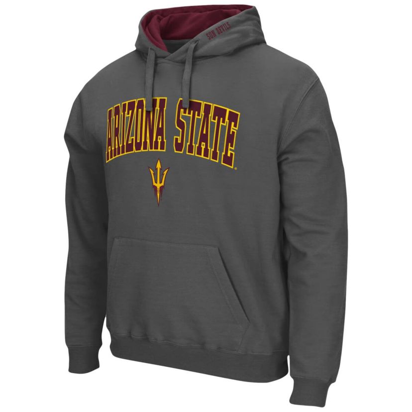 NCAA Arizona State Sun Devils Arch & Logo 3.0 Pullover Hoodie