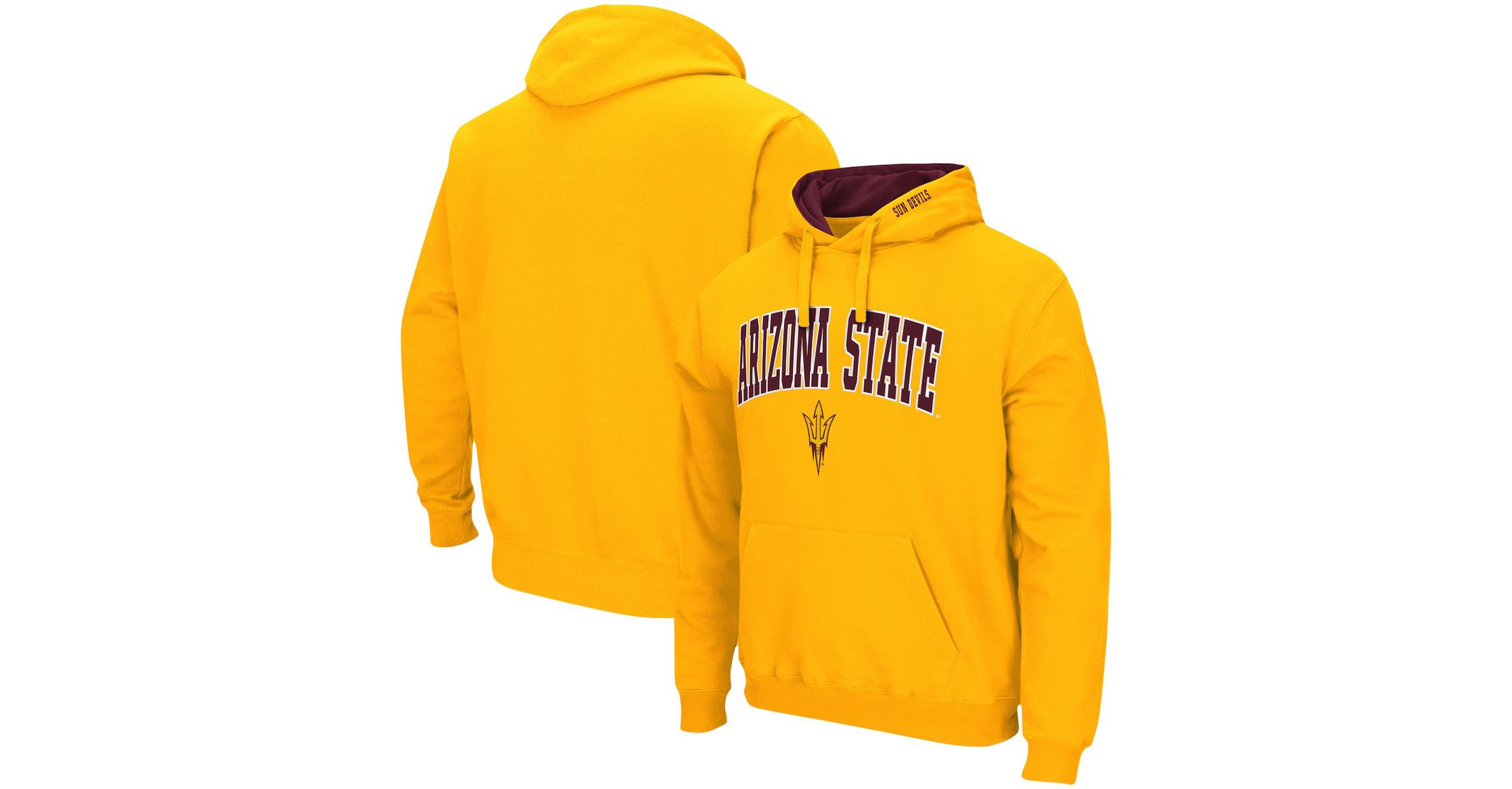 NCAA Arizona State Sun Devils Arch & Logo 3.0 Pullover Hoodie