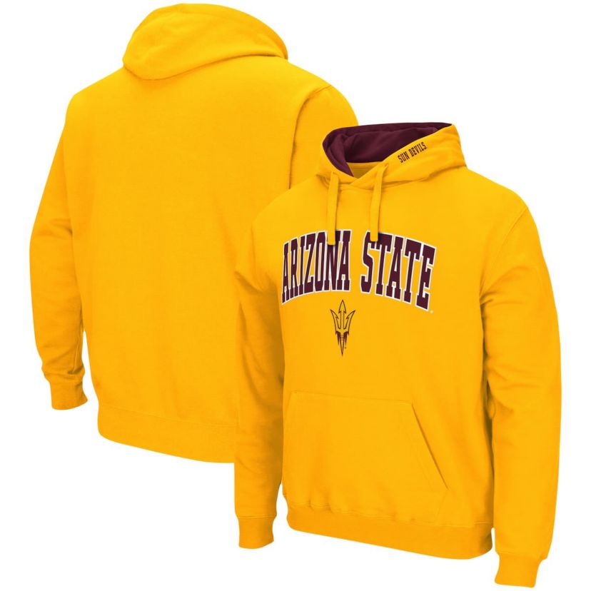 NCAA Arizona State Sun Devils Arch & Logo 3.0 Pullover Hoodie