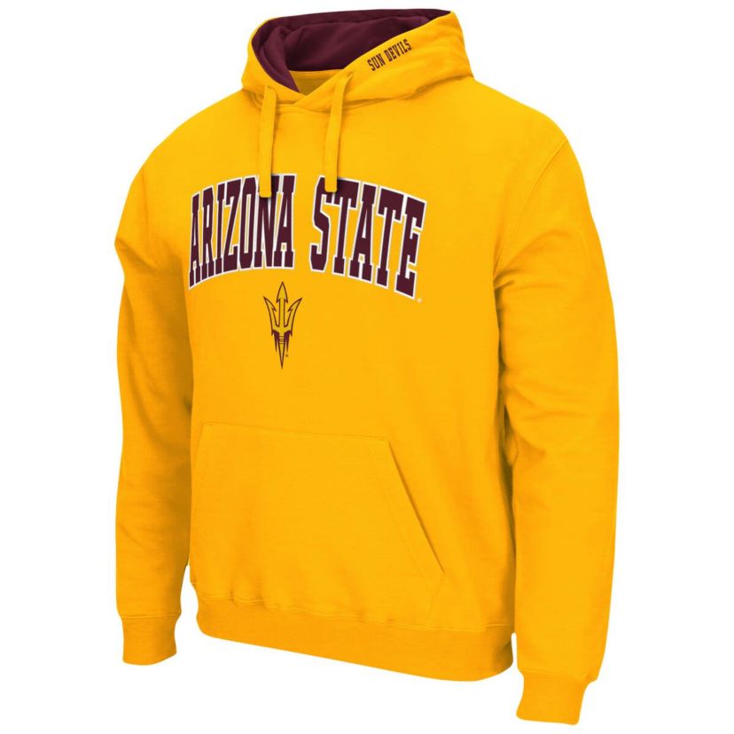 NCAA Arizona State Sun Devils Arch & Logo 3.0 Pullover Hoodie