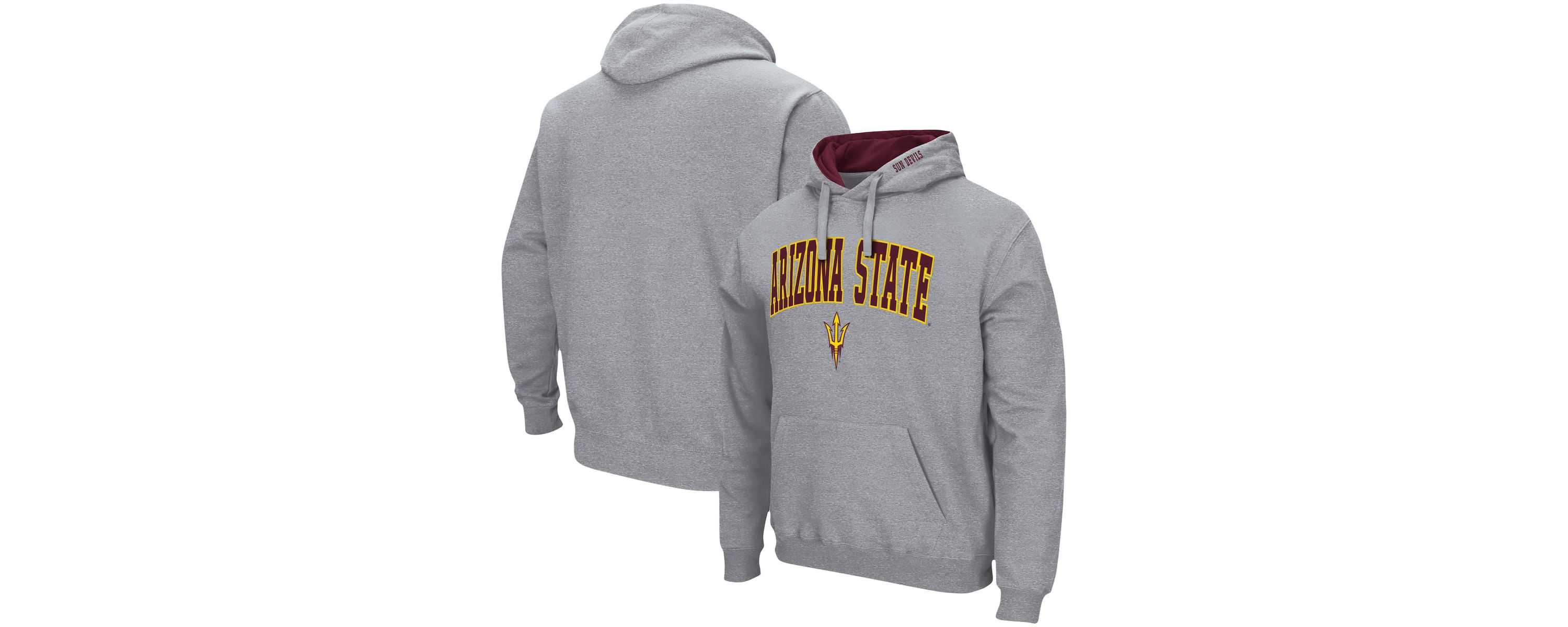 NCAA Arizona State Sun Devils Arch & Logo 3.0 Pullover Hoodie
