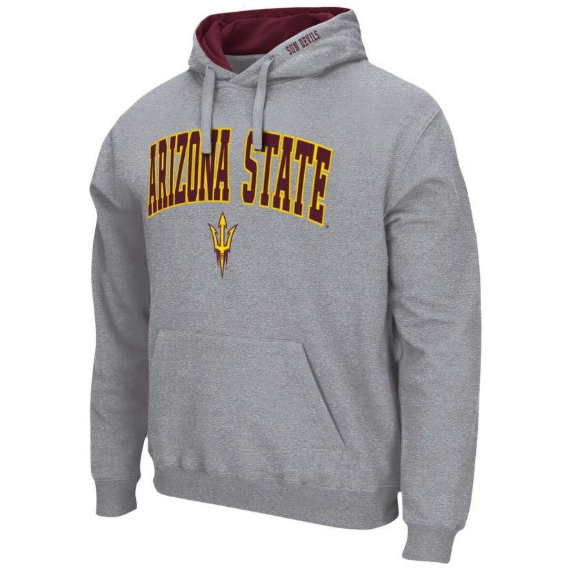 NCAA Arizona State Sun Devils Arch & Logo 3.0 Pullover Hoodie