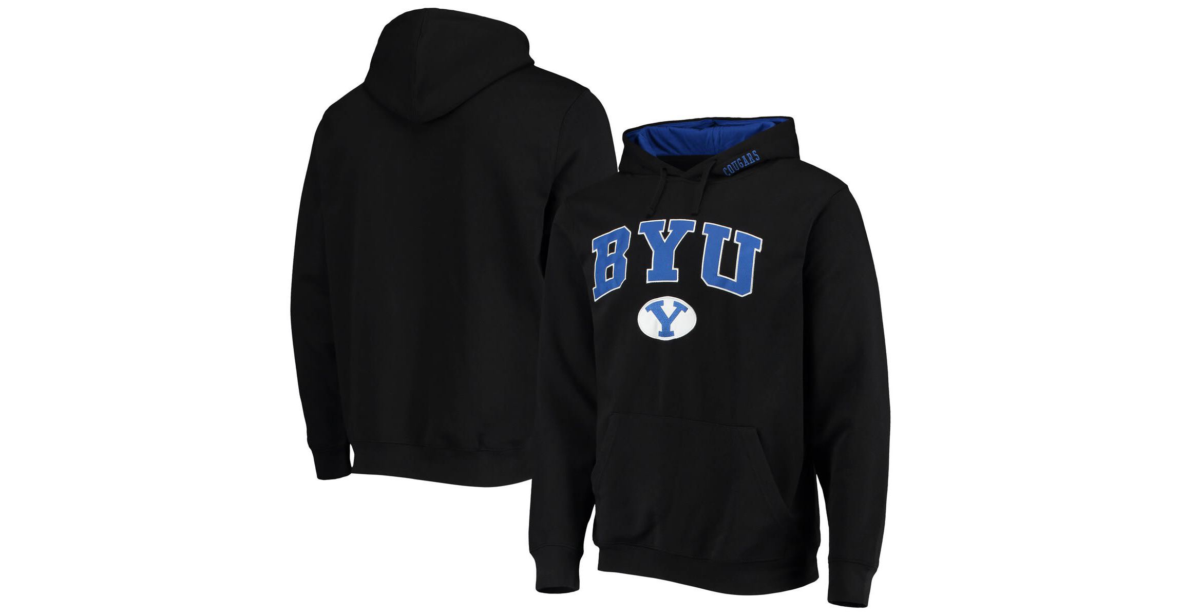 NCAA BYU Cougars Arch & Logo 3.0 Pullover Hoodie