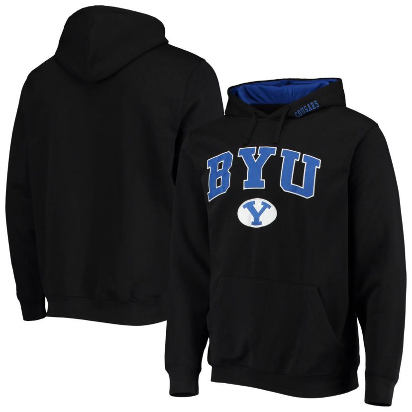 NCAA BYU Cougars Arch & Logo 3.0 Pullover Hoodie