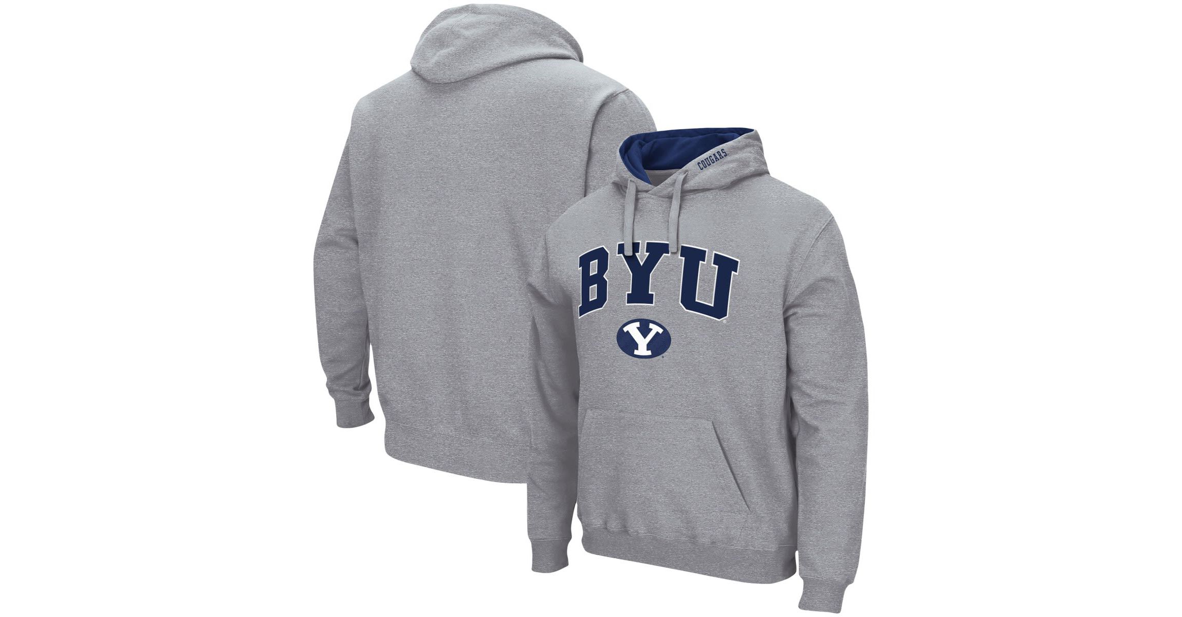 NCAA BYU Cougars Arch & Logo 3.0 Pullover Hoodie