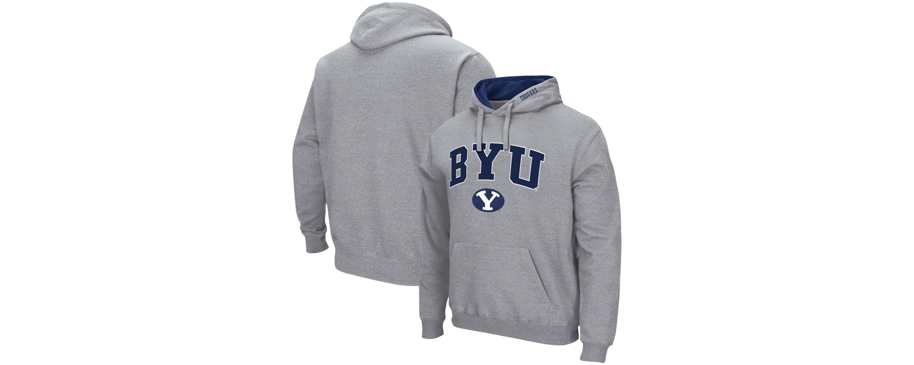 NCAA BYU Cougars Arch & Logo 3.0 Pullover Hoodie