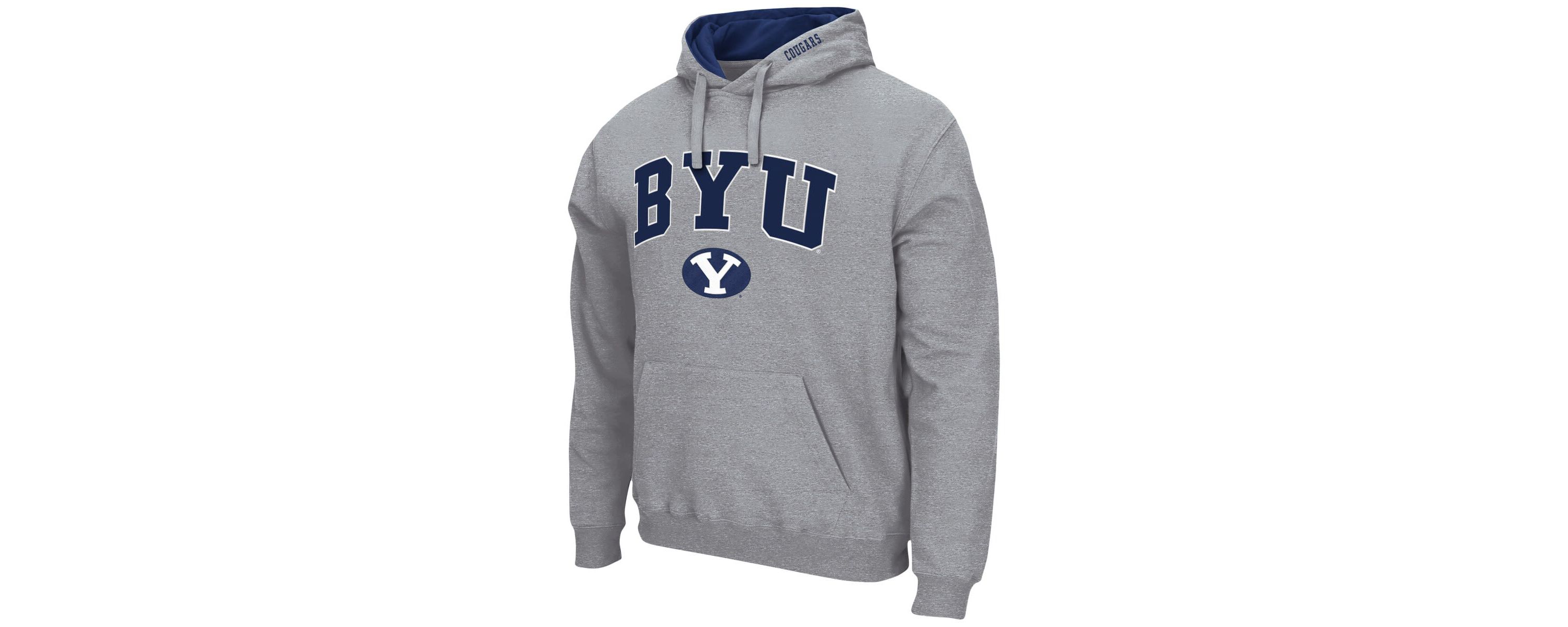 NCAA BYU Cougars Arch & Logo 3.0 Pullover Hoodie