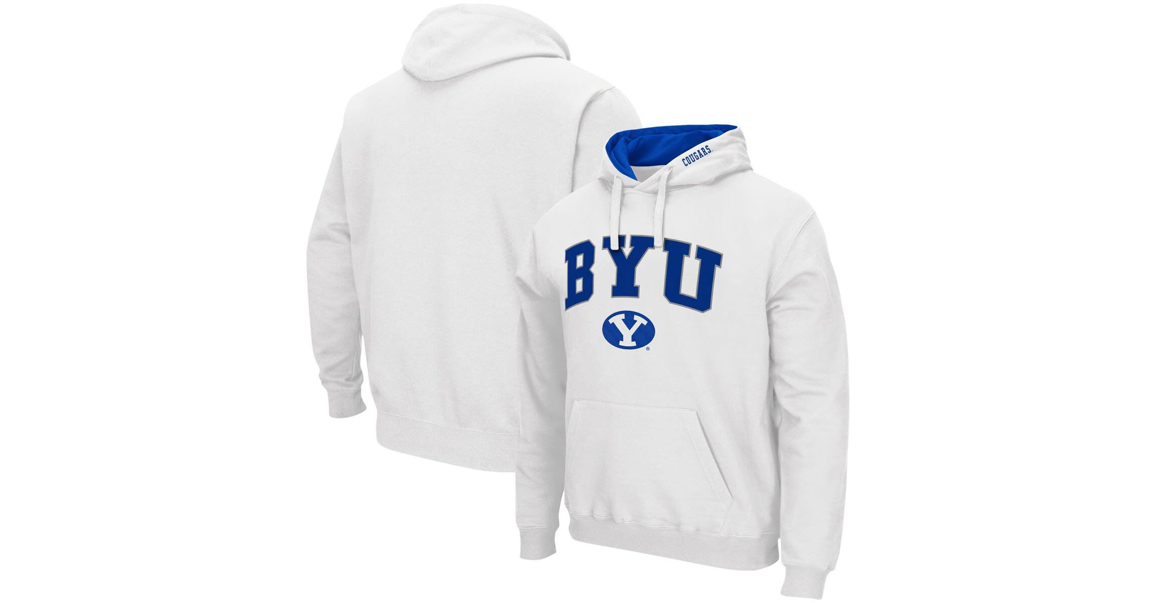 NCAA BYU Cougars Arch & Logo 3.0 Pullover Hoodie