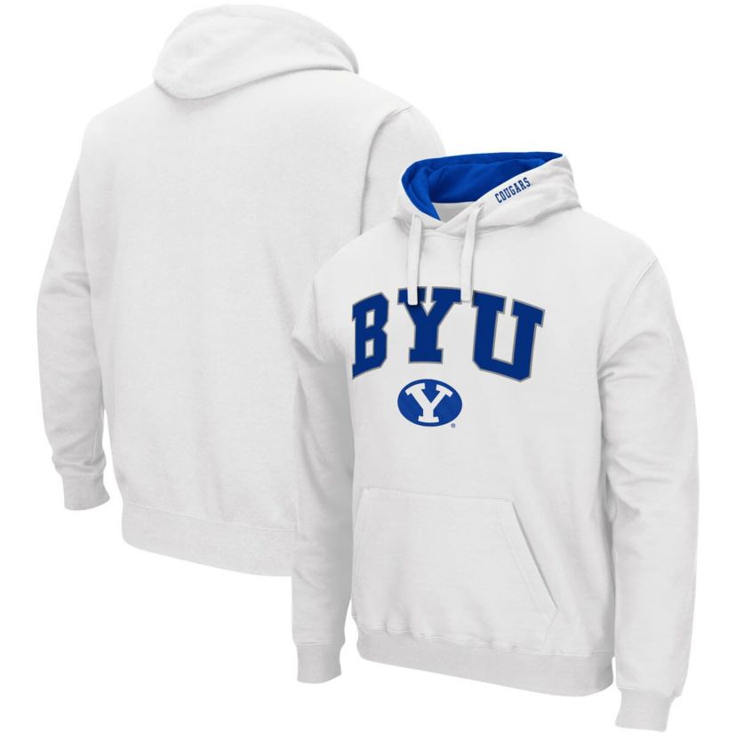 NCAA BYU Cougars Arch & Logo 3.0 Pullover Hoodie