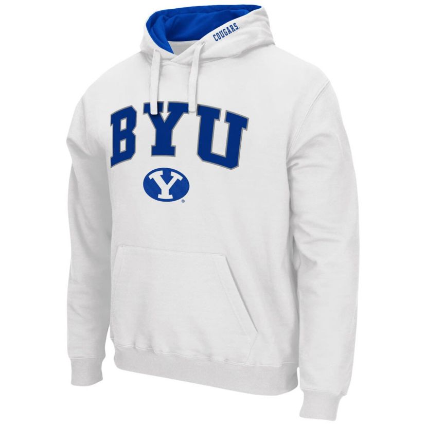 NCAA BYU Cougars Arch & Logo 3.0 Pullover Hoodie