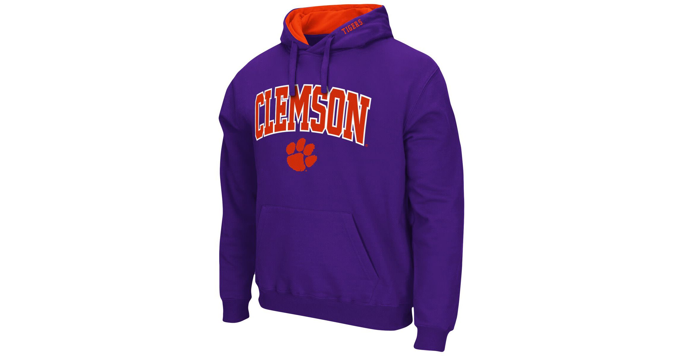 NCAA Clemson Tigers Arch & Logo 3.0 Pullover Hoodie