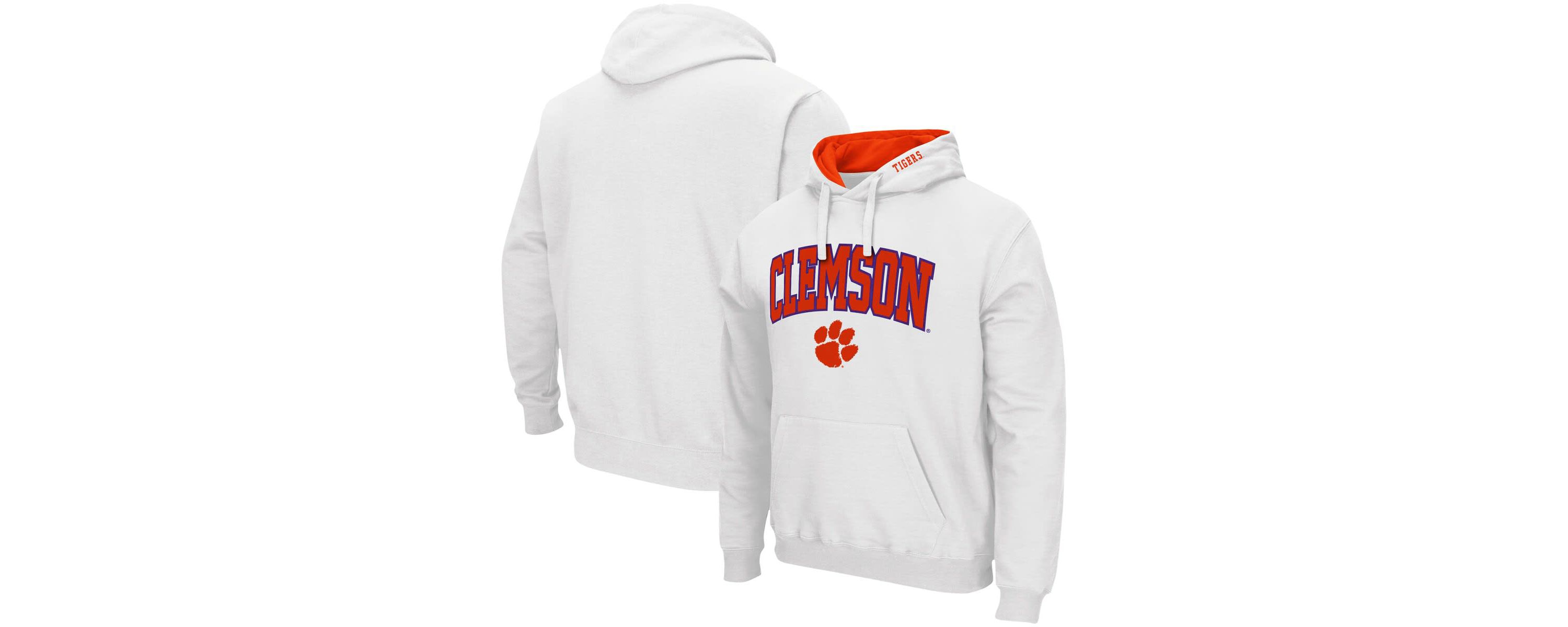 NCAA Clemson Tigers Arch & Logo 3.0 Pullover Hoodie