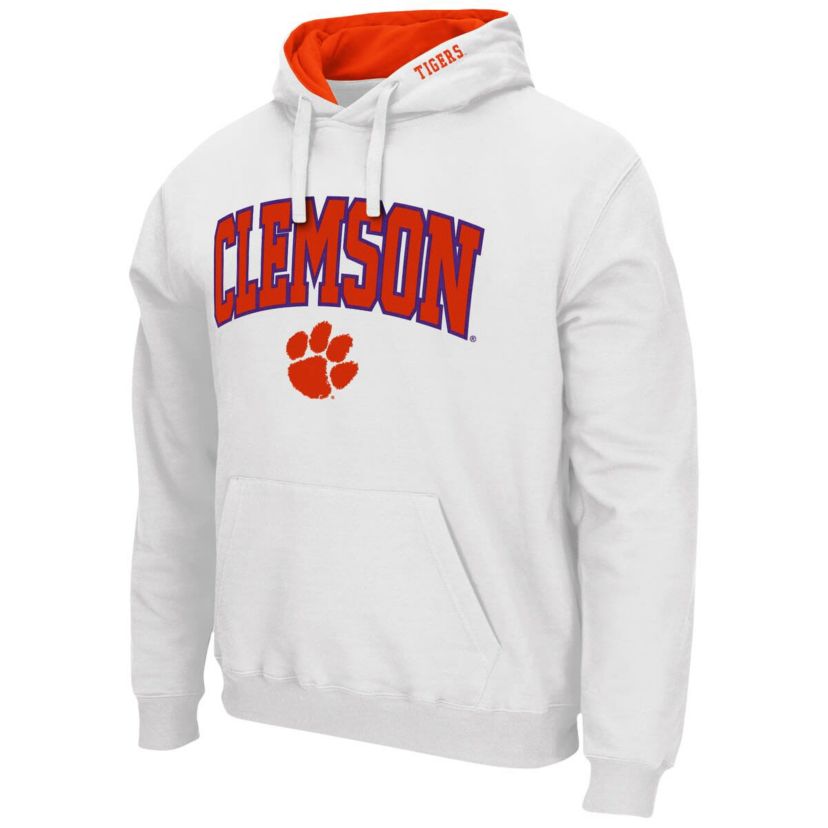 NCAA Clemson Tigers Arch & Logo 3.0 Pullover Hoodie