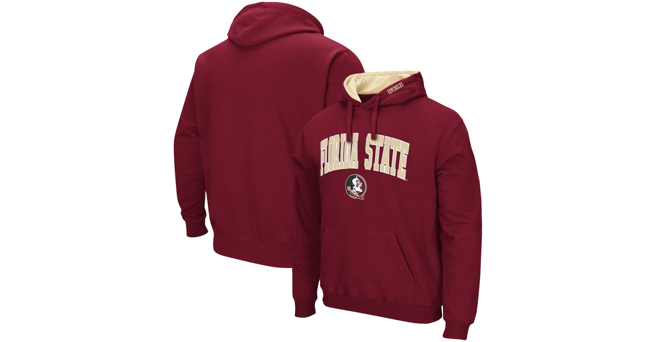 NCAA Florida State Seminoles Arch & Logo 3.0 Pullover Hoodie