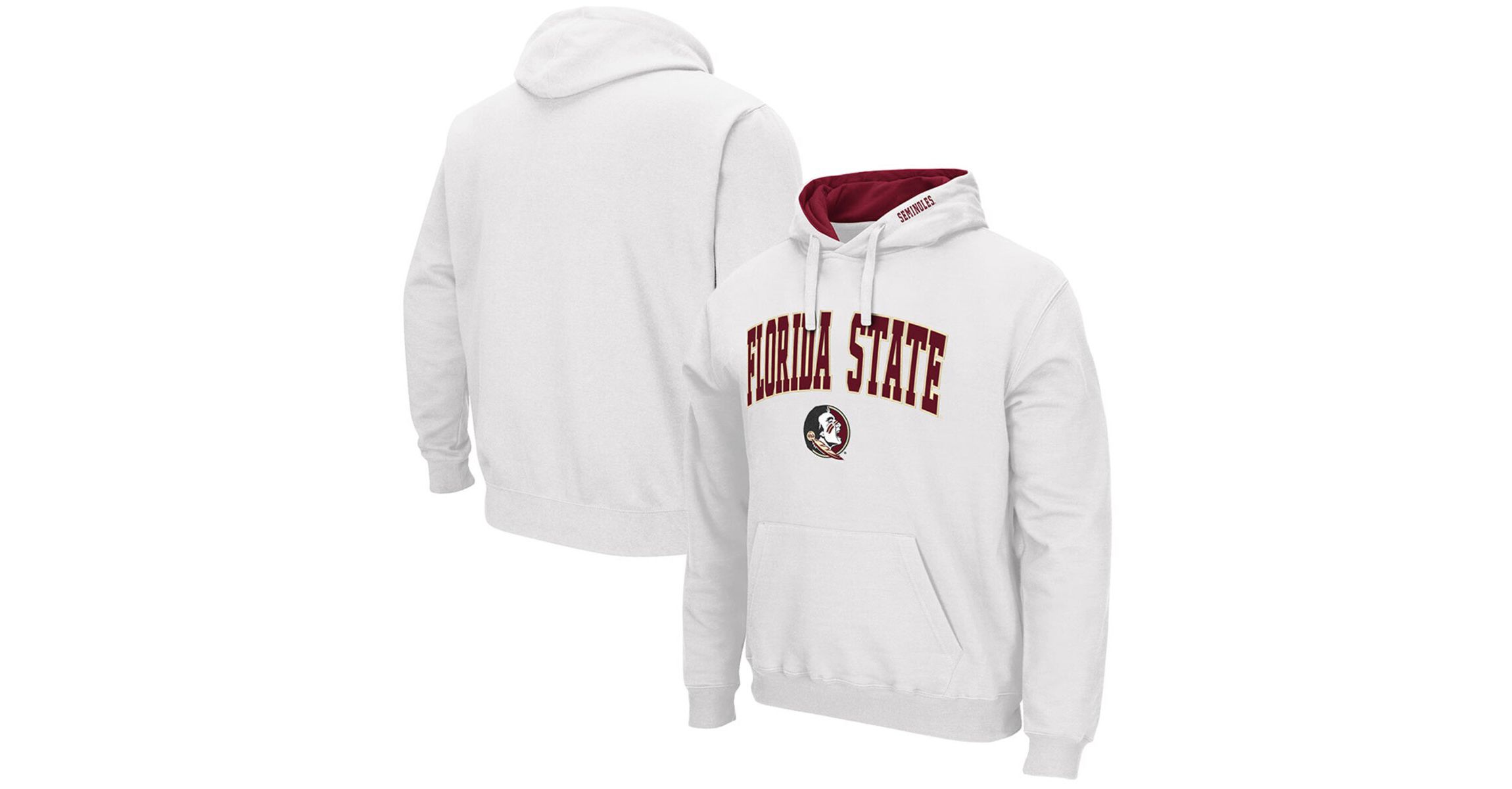 NCAA Florida State Seminoles Arch & Logo 3.0 Pullover Hoodie