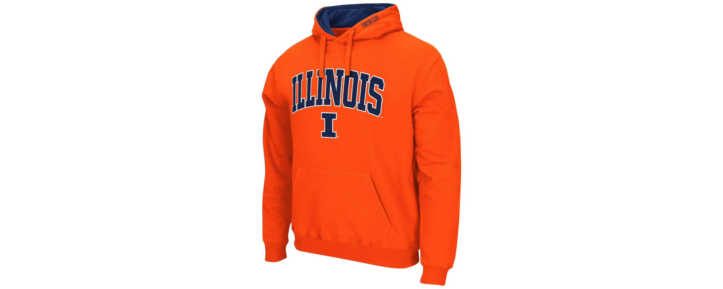NCAA Illinois Fighting Illini Arch & Logo 3.0 Pullover Hoodie